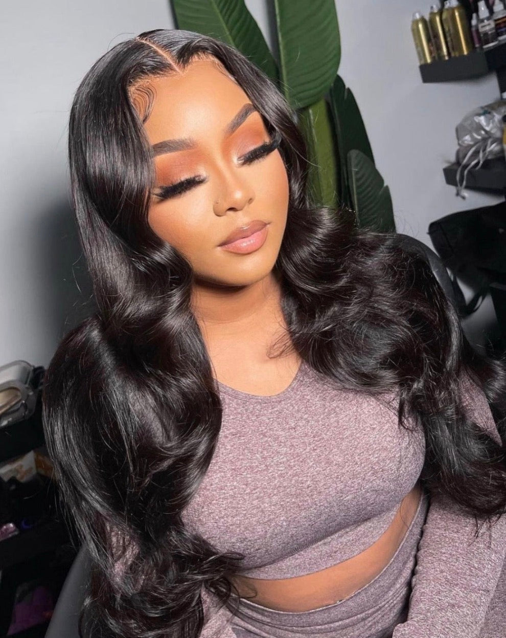 2Trendy Body Wave Wig - 5x5 HD Lace Closure Human Hair Pre-Plucked Hairline