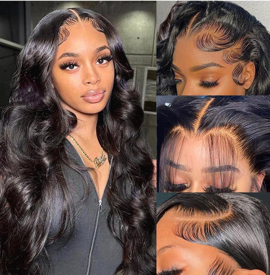 2Trendy Body Wave Wig - 5x5 HD Lace Closure Human Hair Pre-Plucked Hairline