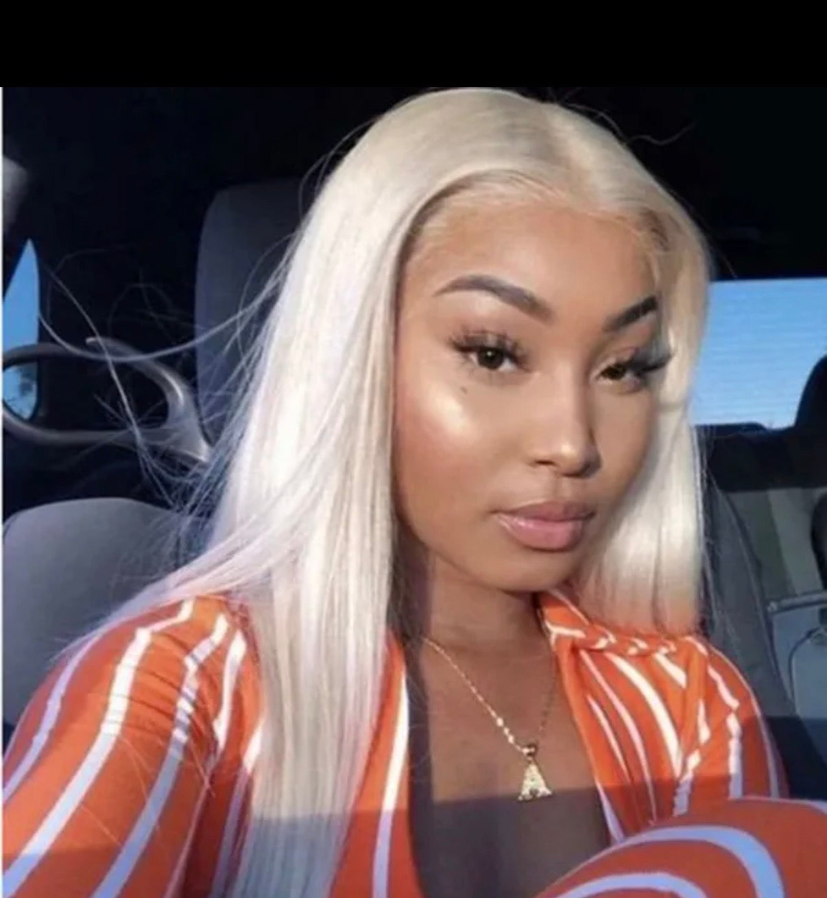 Platinum Ash Blonde - Brazilian Remy Straight or Body Wave Glueless Human Hair Wig Ready To Wear PreCut Hair