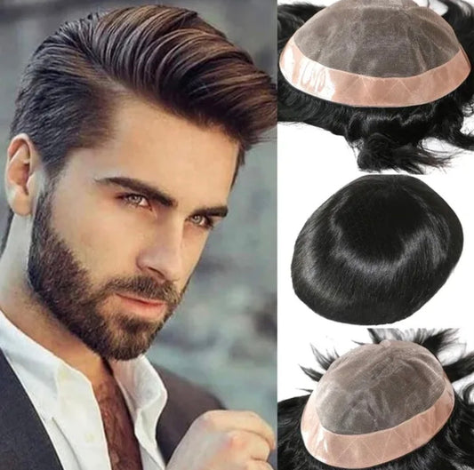 Vloop Thin PU Invisible Skin Human Hair Capillary Prothesis Frontal - Various Options Available