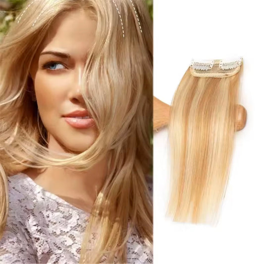 Real Remy Human Hair Clip-In Extensions - Short, Straight Hair Invisible Hairpin Adds Volume & Hides Thinning 10cm-30cm