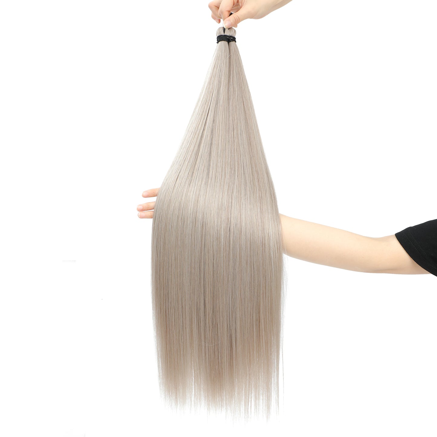 Straight Bundles Synthetic Crochet Hair Synthetic
