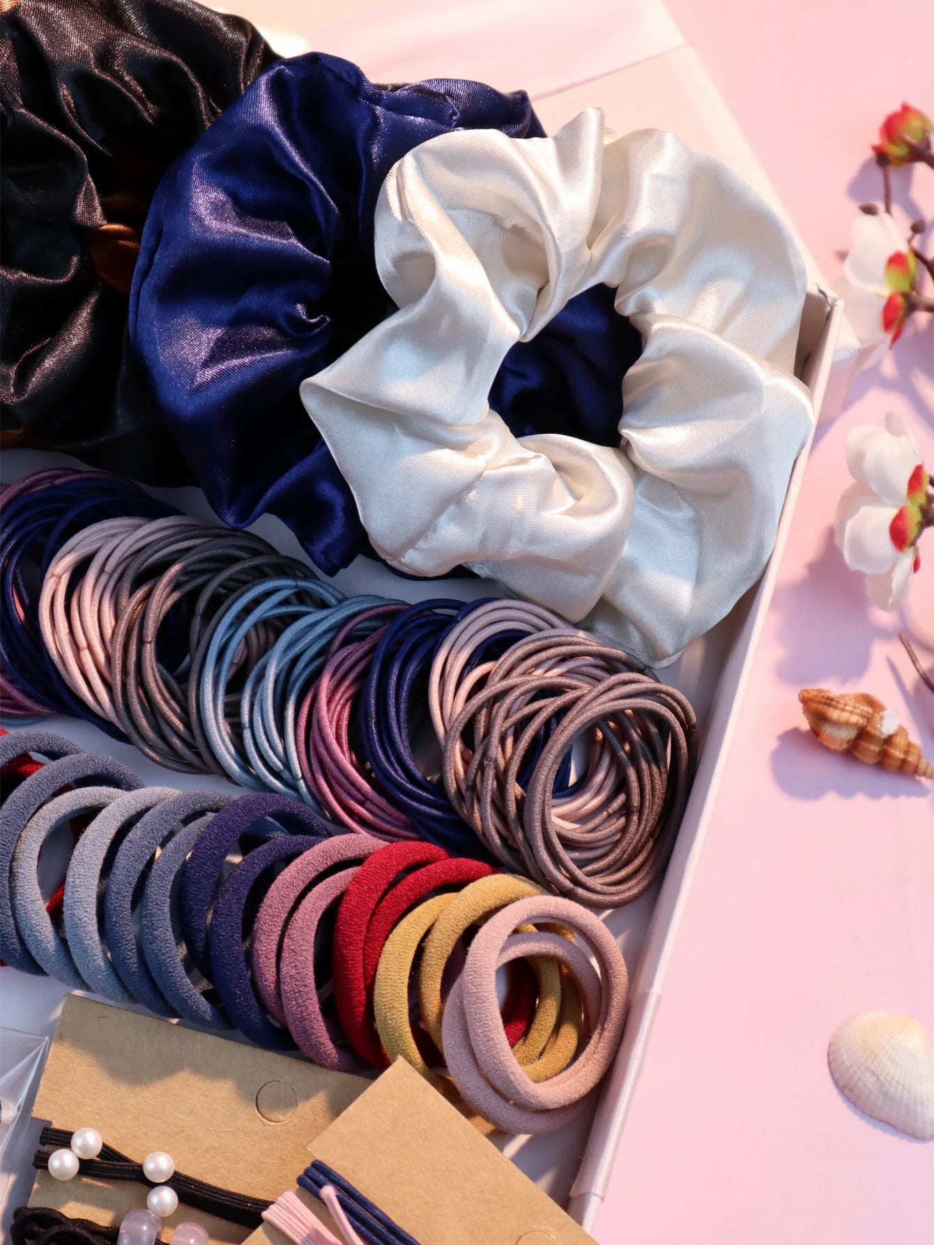 1085PCS Dark Hair Accessories for Woman Set
