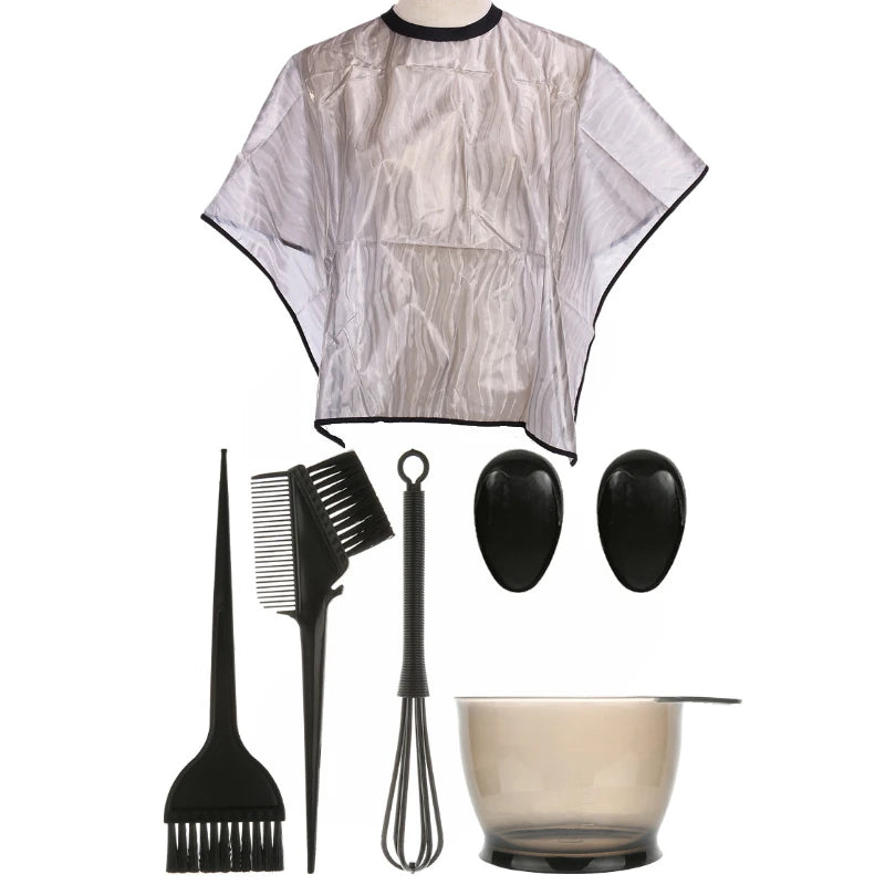WANMEI Professional Hair Coloring Dye Tools Hairdressing Styling Accessories Hair Color Dye Mixer Dye Brush Bowl and Wai cloth
