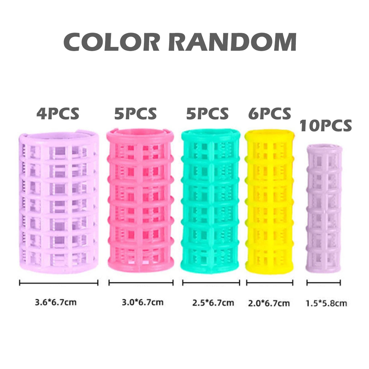 30Pcs Hair Roller Sets Self Holding Hairdressing Curlers DIY Curly Hairstyle Tool Lightweight Hair Rollers for Women Hair Curler