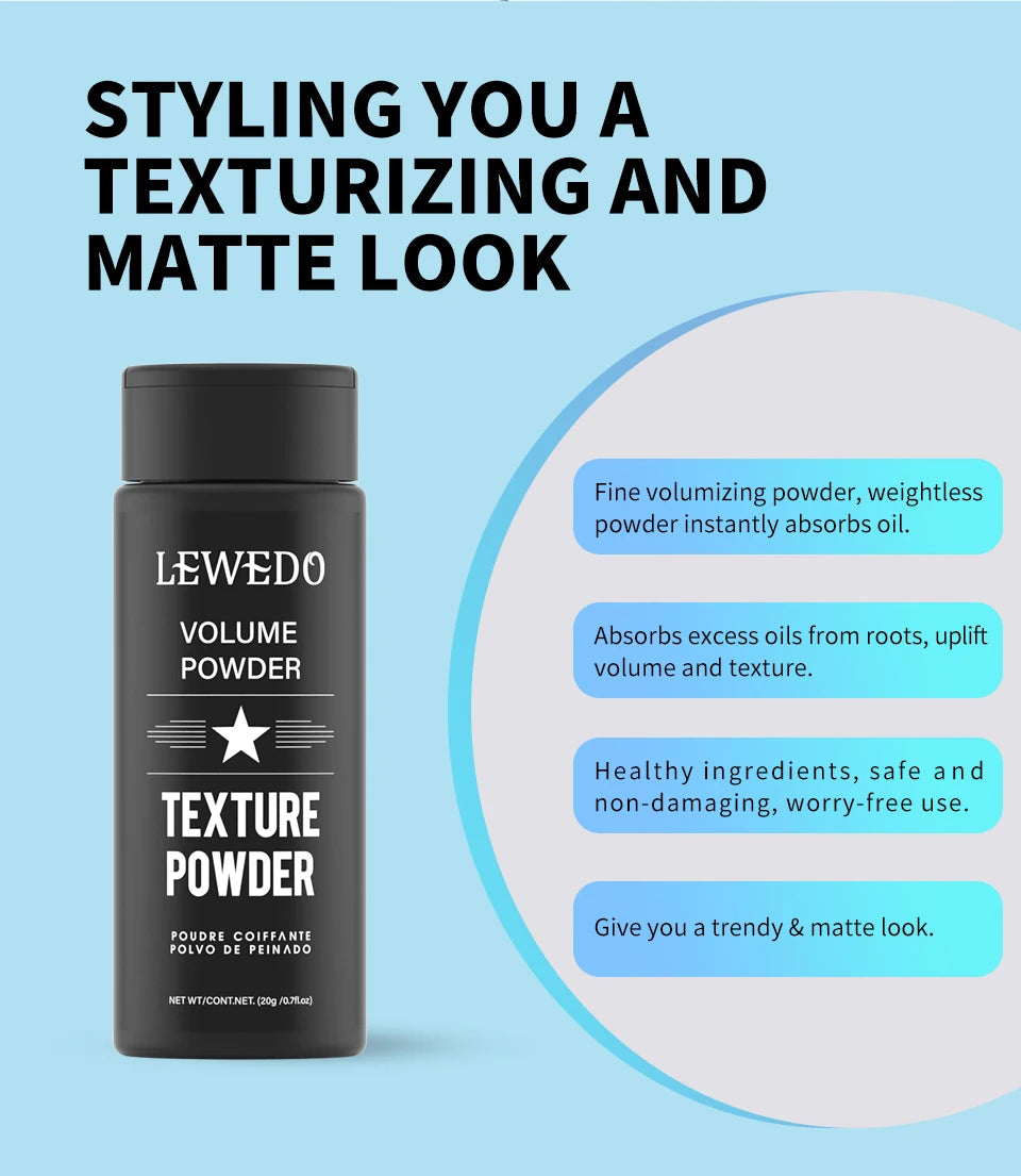 Hair Styling Powder Oil Control Hair Powder Fluffy Hair Powder Increase Hair Volume Instantly Long-Lasting Styling For Men Women