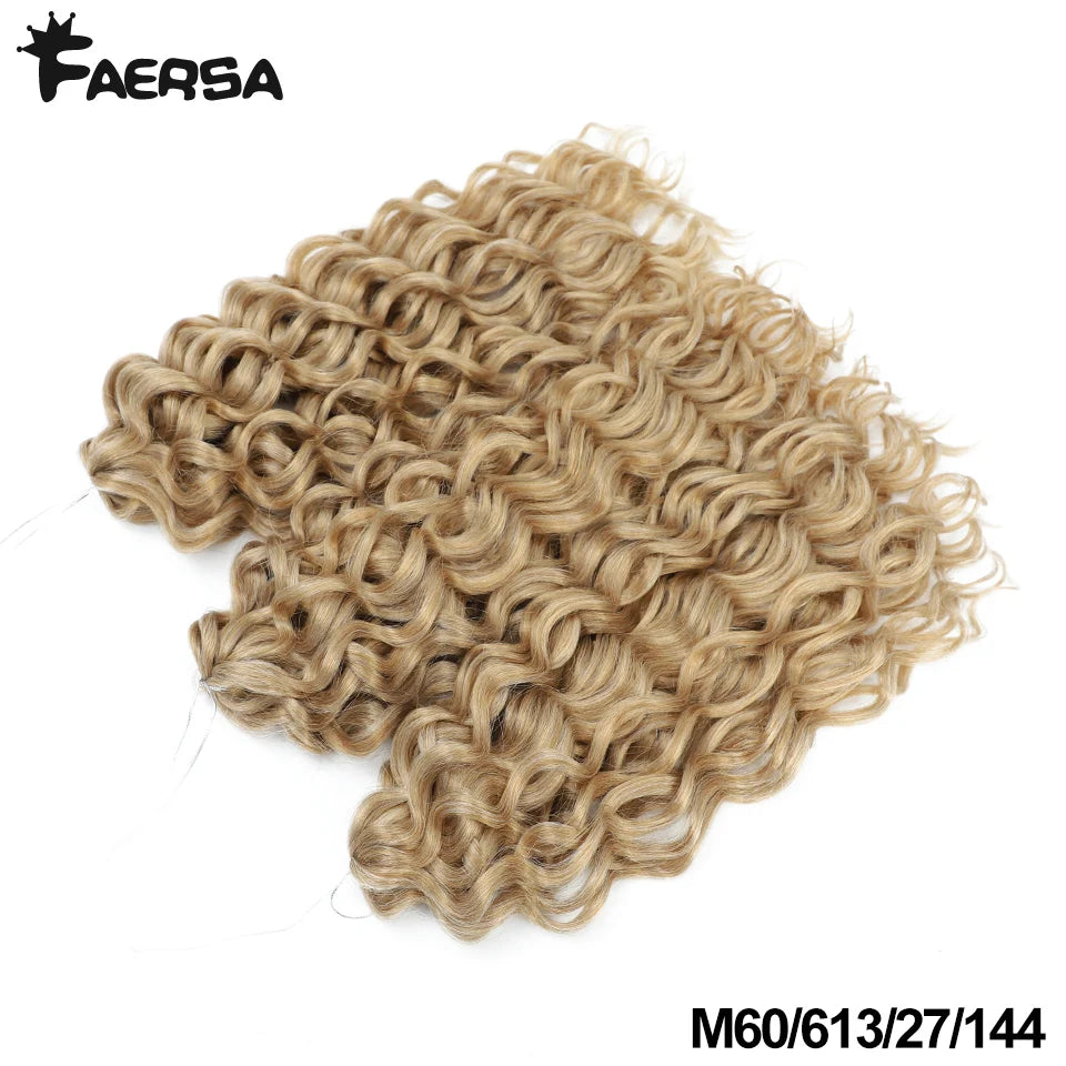 Deep Wavy Twist Synthetic Crochet Hair