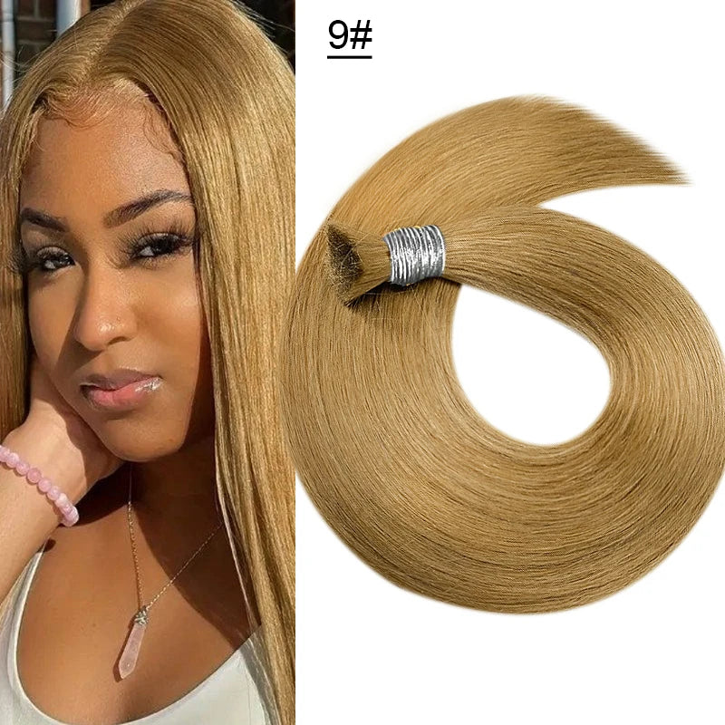 Straight Virgin Unprocessed Braiding Human Hair