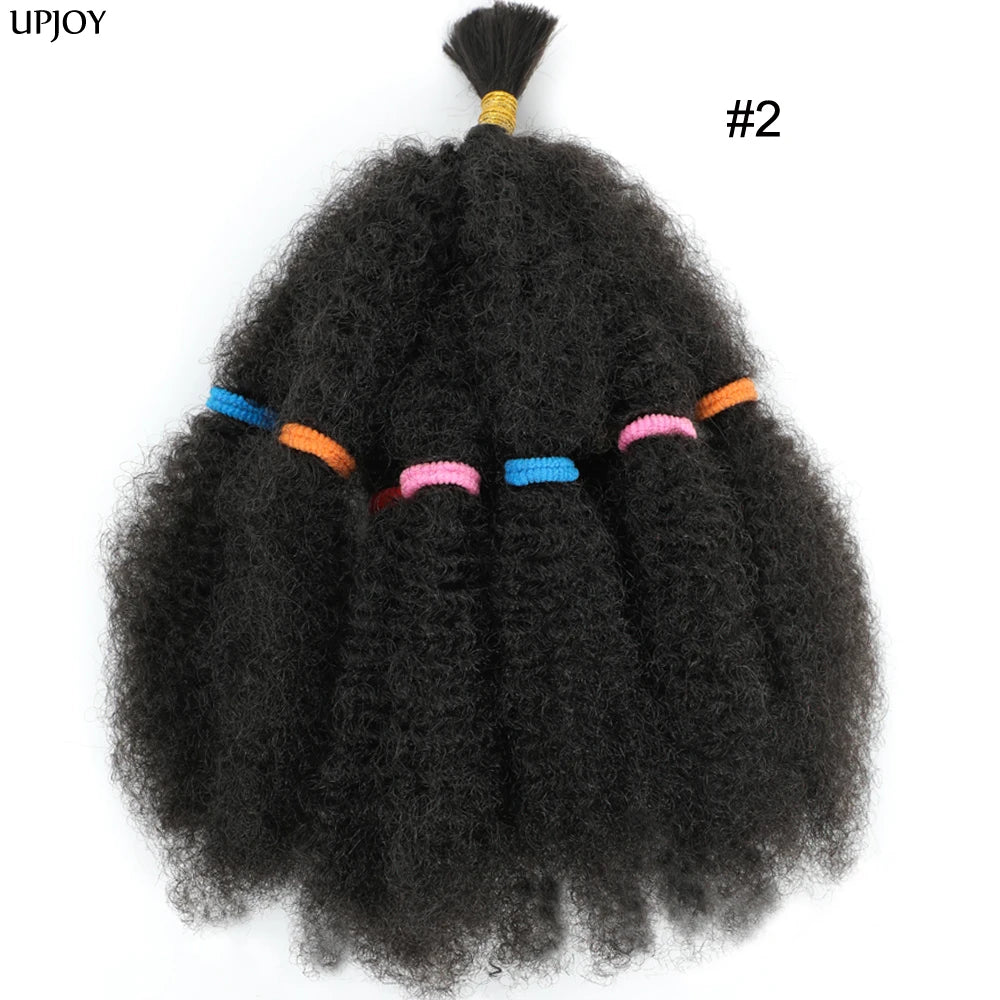 Afro Kinky Curly Marley Synthetic 12inch Hair - Various Colors Available