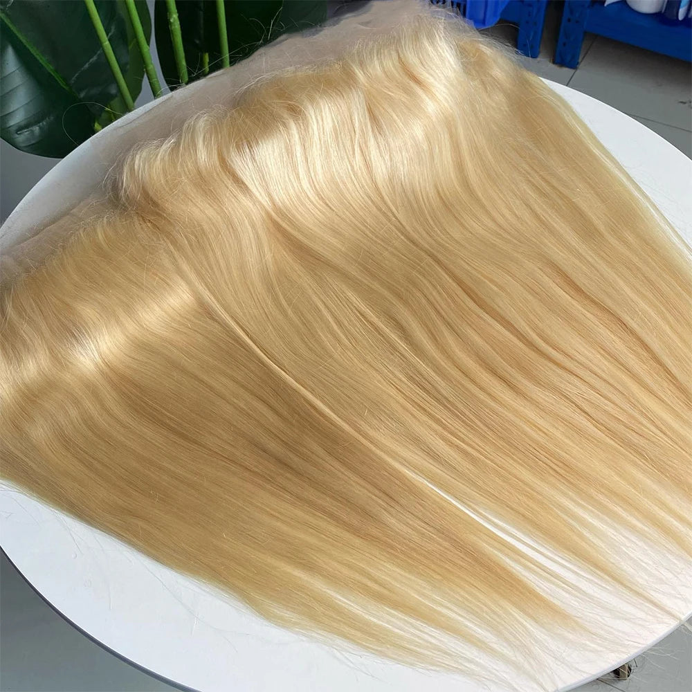 Transparent Lace Frontal Pre Plucked With Baby Hair - Blonde 613, 13x4
