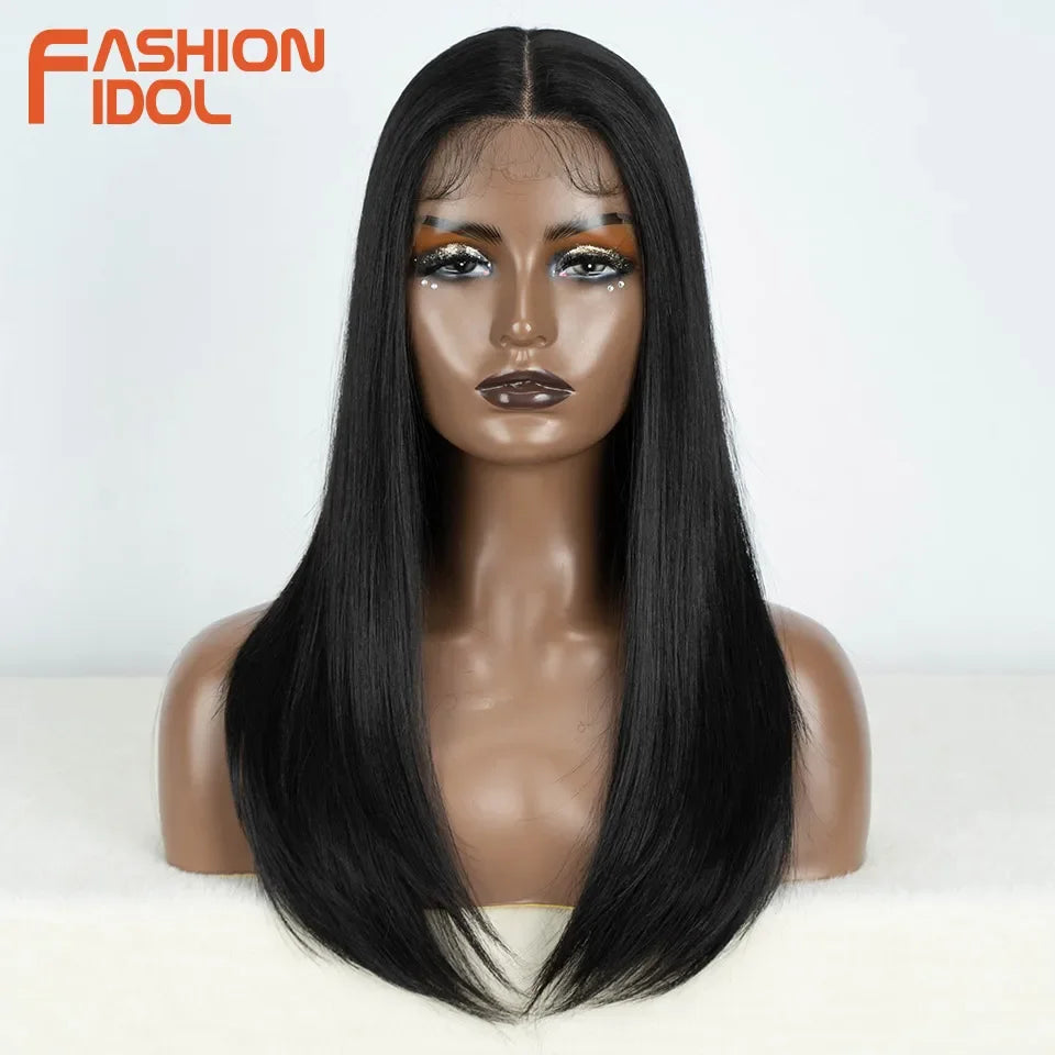 14 Inch Lace Front Wig Synthetic Hair - Various Colors Available