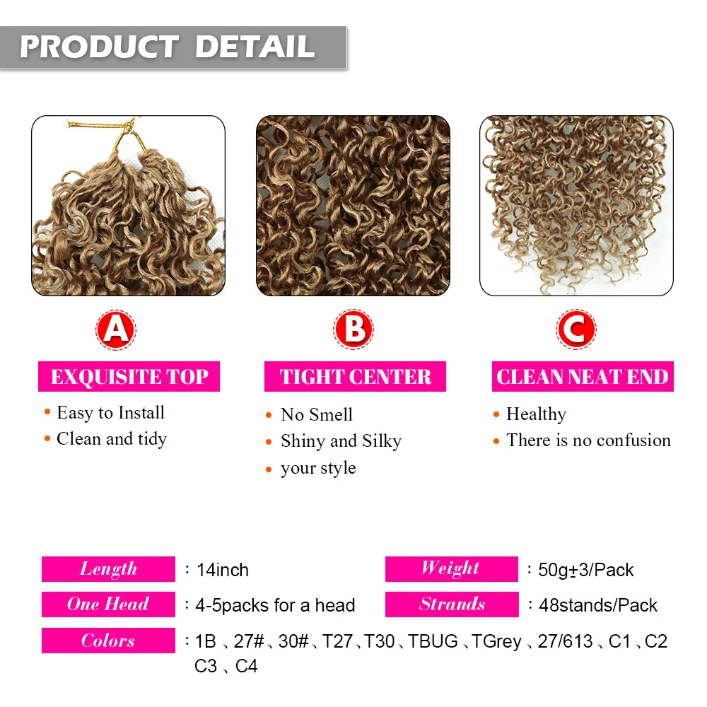 Bohemian Passion Twist Synthetic Pre-Looped Crochet Hair - Various Colors Available