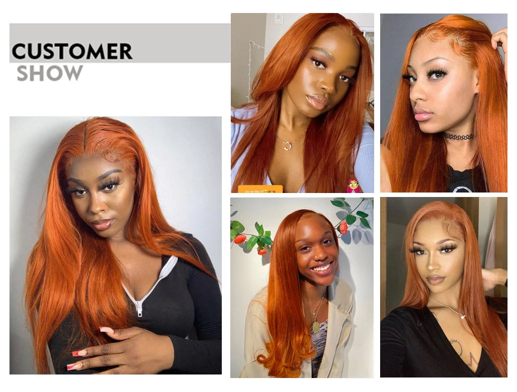 Synthetic Lace Front Long Silky Straight Hair With Middle Wigs - Various Colors Available