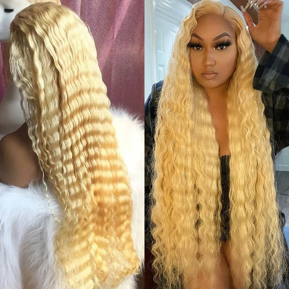 Blonde Deep Wave - HD Lace Frontal Human Hair Wig