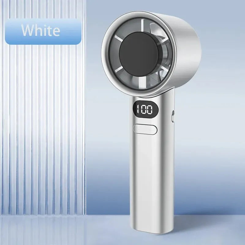 Mini Portable Handheld Fan , 120 Wind Speeds, USB Recharge