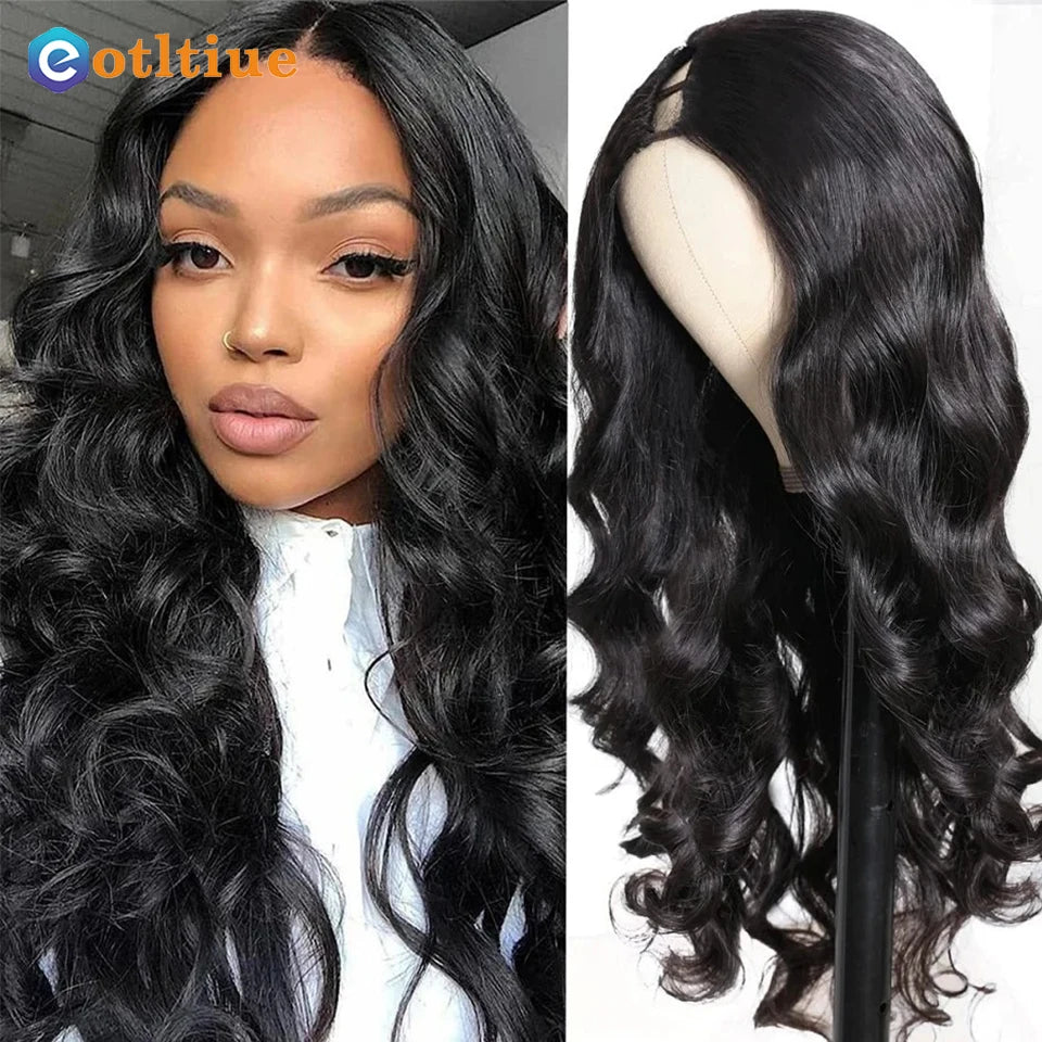 Body Wave U & V Part Human Hair Wig