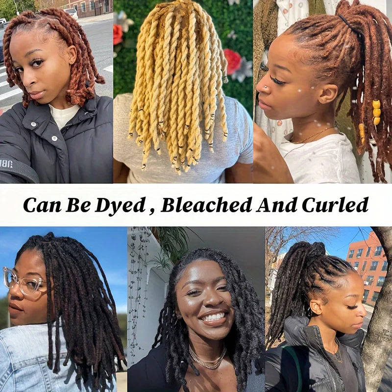 100% Real Human Hair Locs
