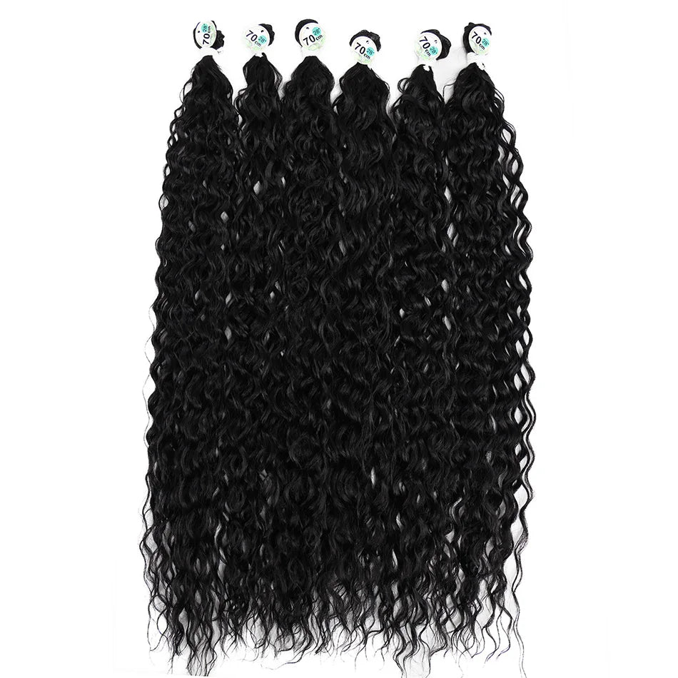 Kinky Curly Bundles Synthetic Hair - Various Colors Available