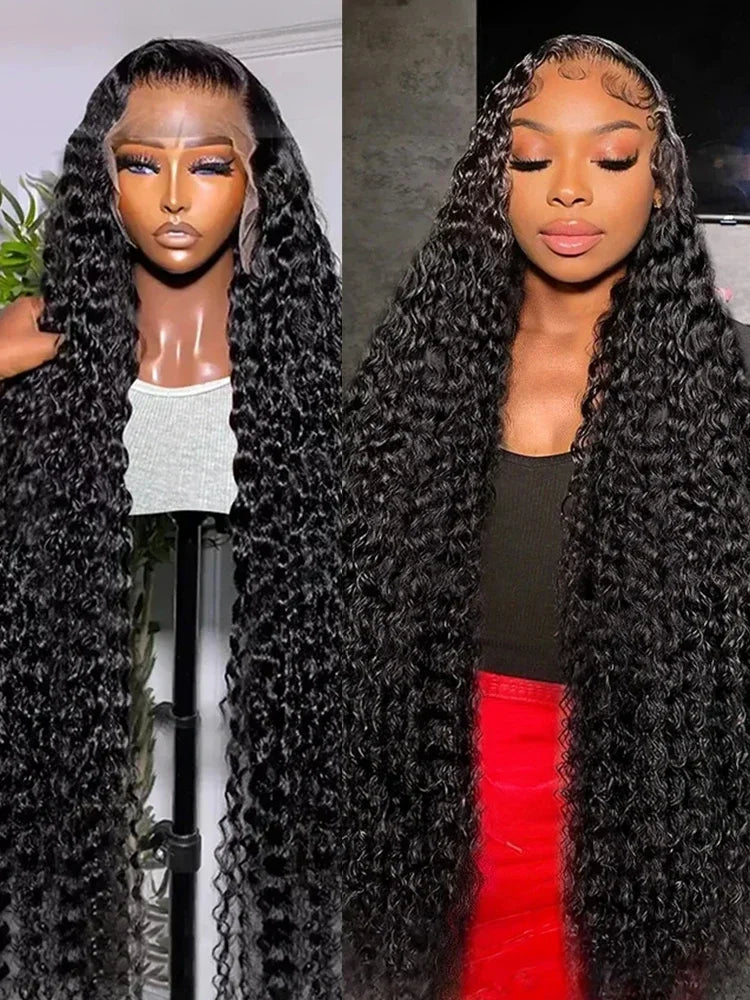 Deep Wave - Glueless HD Lace Frontal Human Hair Wig