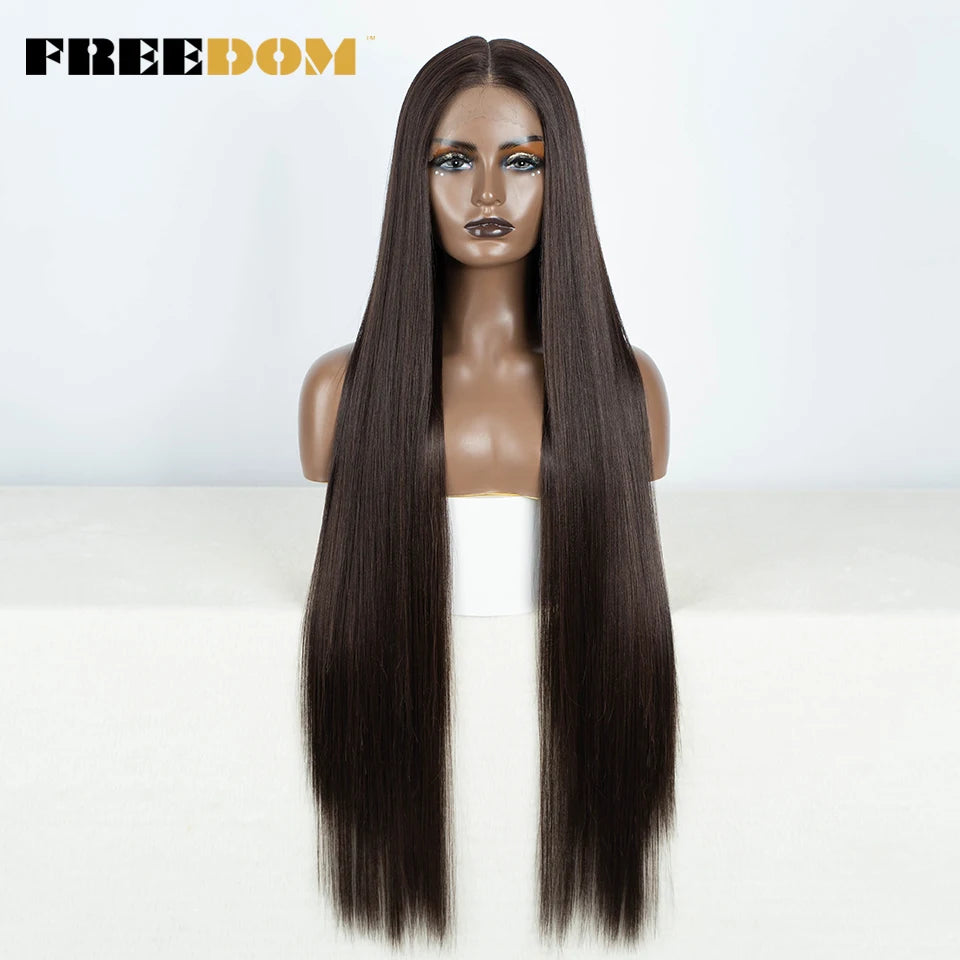 Straight Synthetic Lace Front Wigs - Various Colors Available