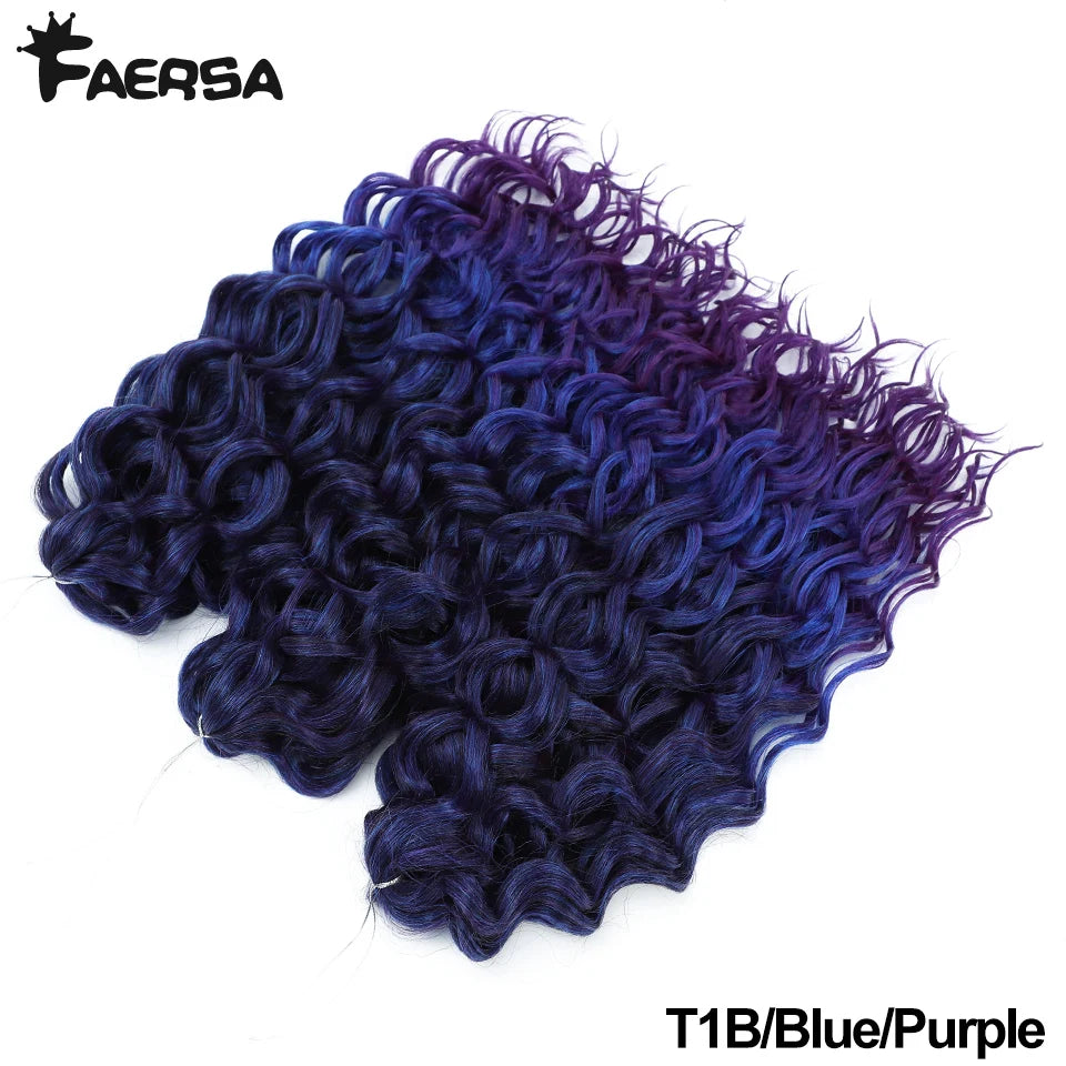 Deep Wavy Twist Synthetic Crochet Hair