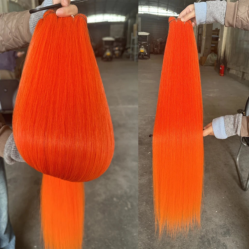 Yaki Straight Synthetic Hair Bundles - Various Colors Available