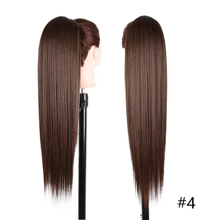 Long Synthetic Clip In Drawstring Ponytails - Various Options Available