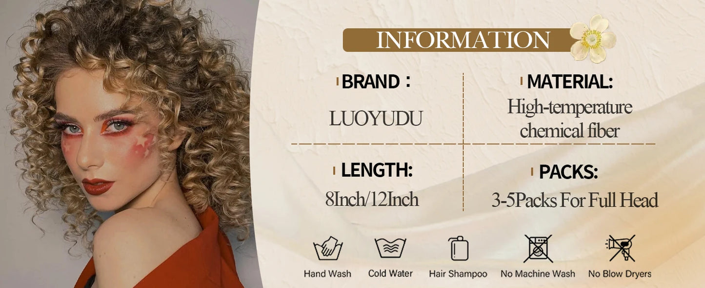 Jumpy Wand Curl Synthetic Crochet Hair