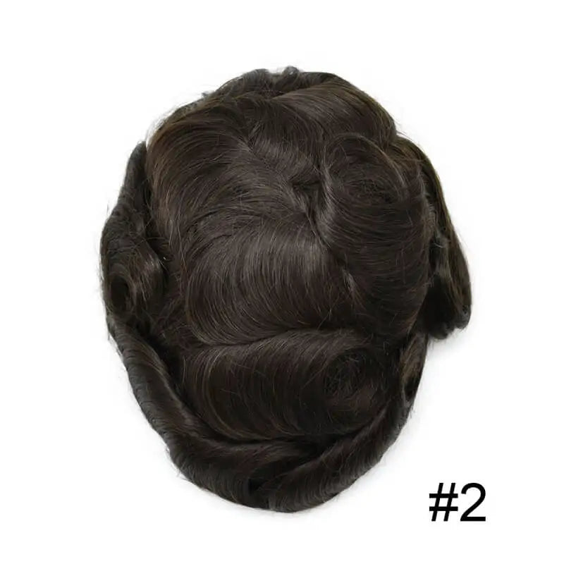 Human Hair Prosthesis Toupee/Hair Replacement Systems Large Sizes (8X11 & 9X11) 130% Density 6" - Various Options Available
