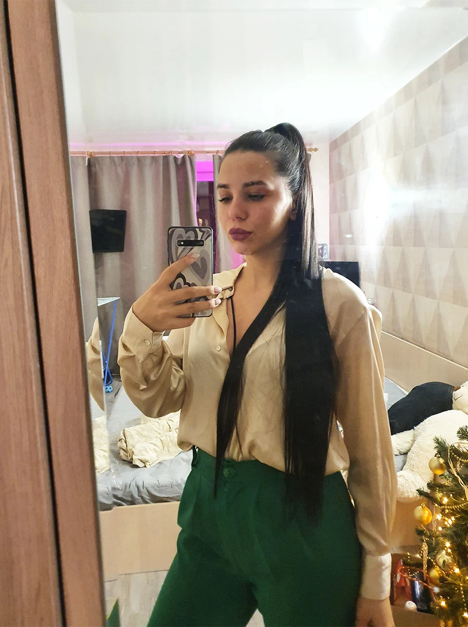 Long Straight Wrap Around Ponytail - Synthetic Hair, Various Colors Available