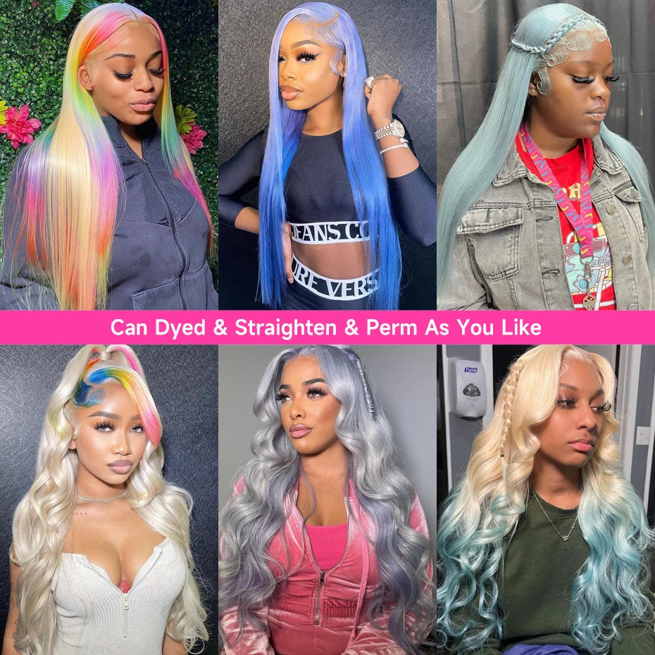 Blonde Bone Straight - 360 Pre Plucked Full Lace Frontal Human Hair Wig