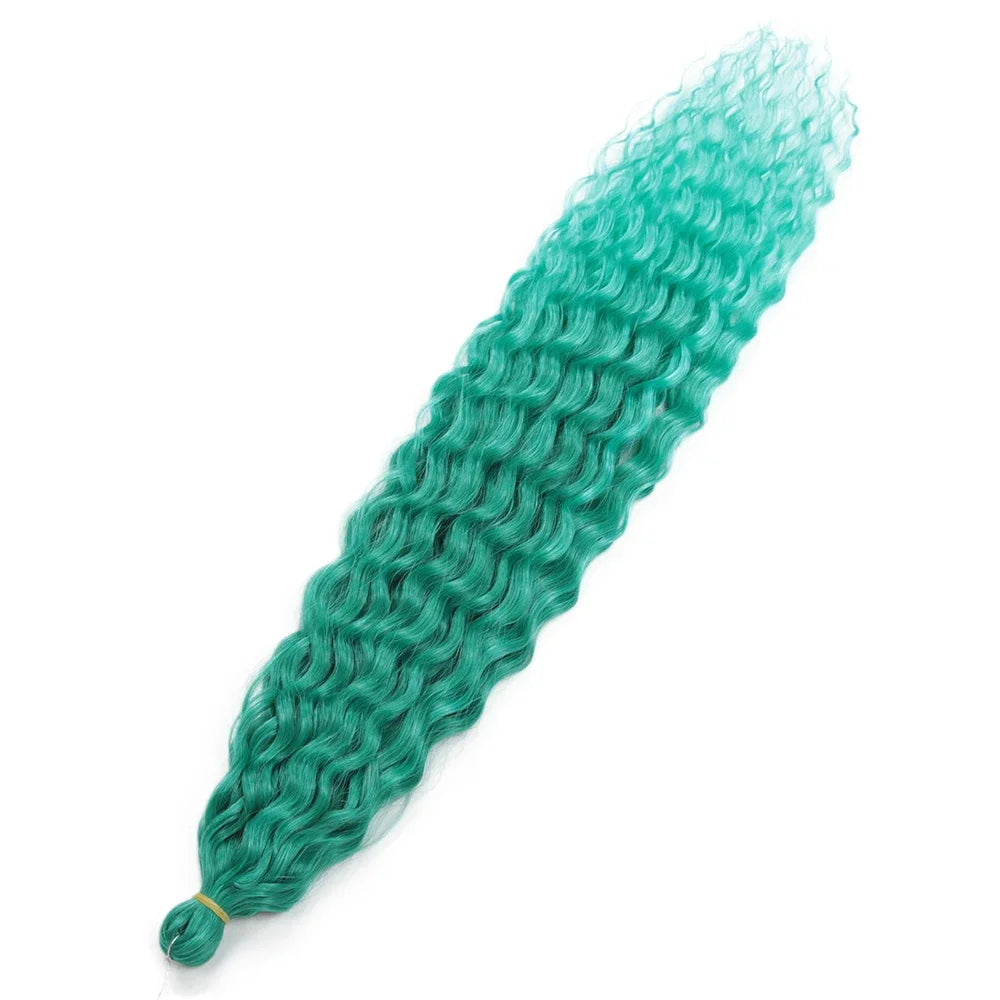 Water Wave Synthetic Crochet Hair - Various Colors Available