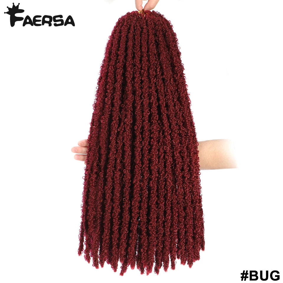Butterfly Locs Crochet Synthetic Hair - Various Colors Available