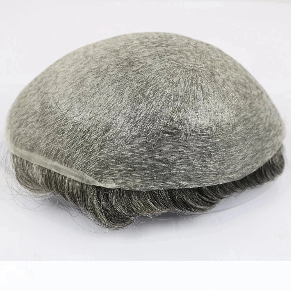 Thin 0.03mm Skin Natural Hairline 100% Human Hair Replacement System (Toupee) - Various Colors Available