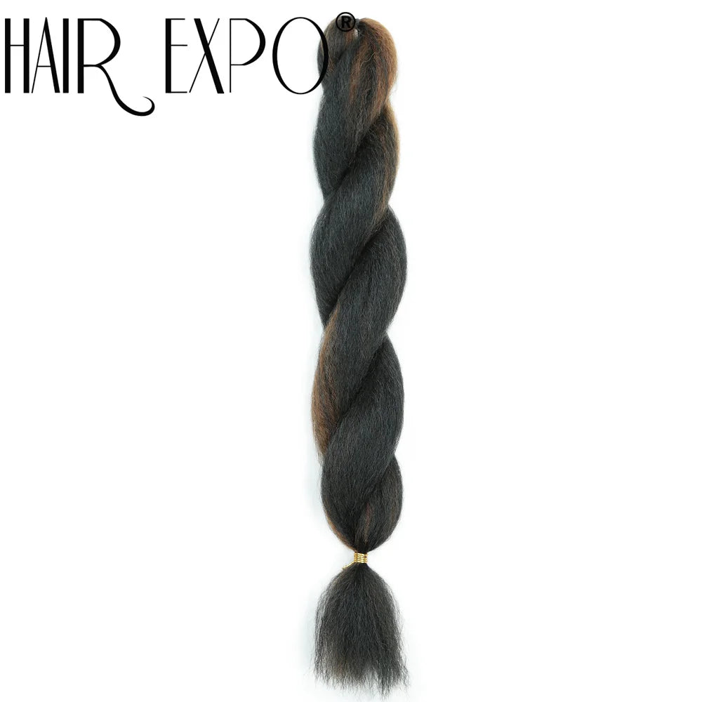 26Inch Yaki Straight Braiding Synthetic Hair - Various Colors Available