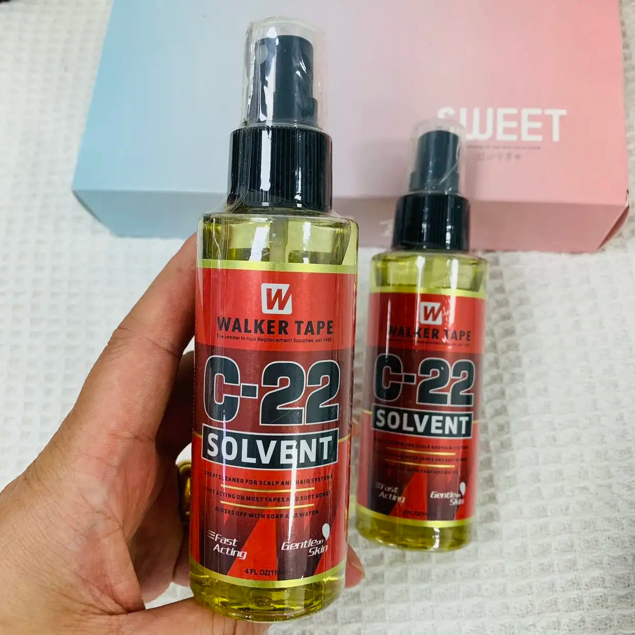 5PCS C-22 Solvent By Walker Tape Adhesive Remover for Toupee and Lace Wigs - Other Glue & Removal Options Available
