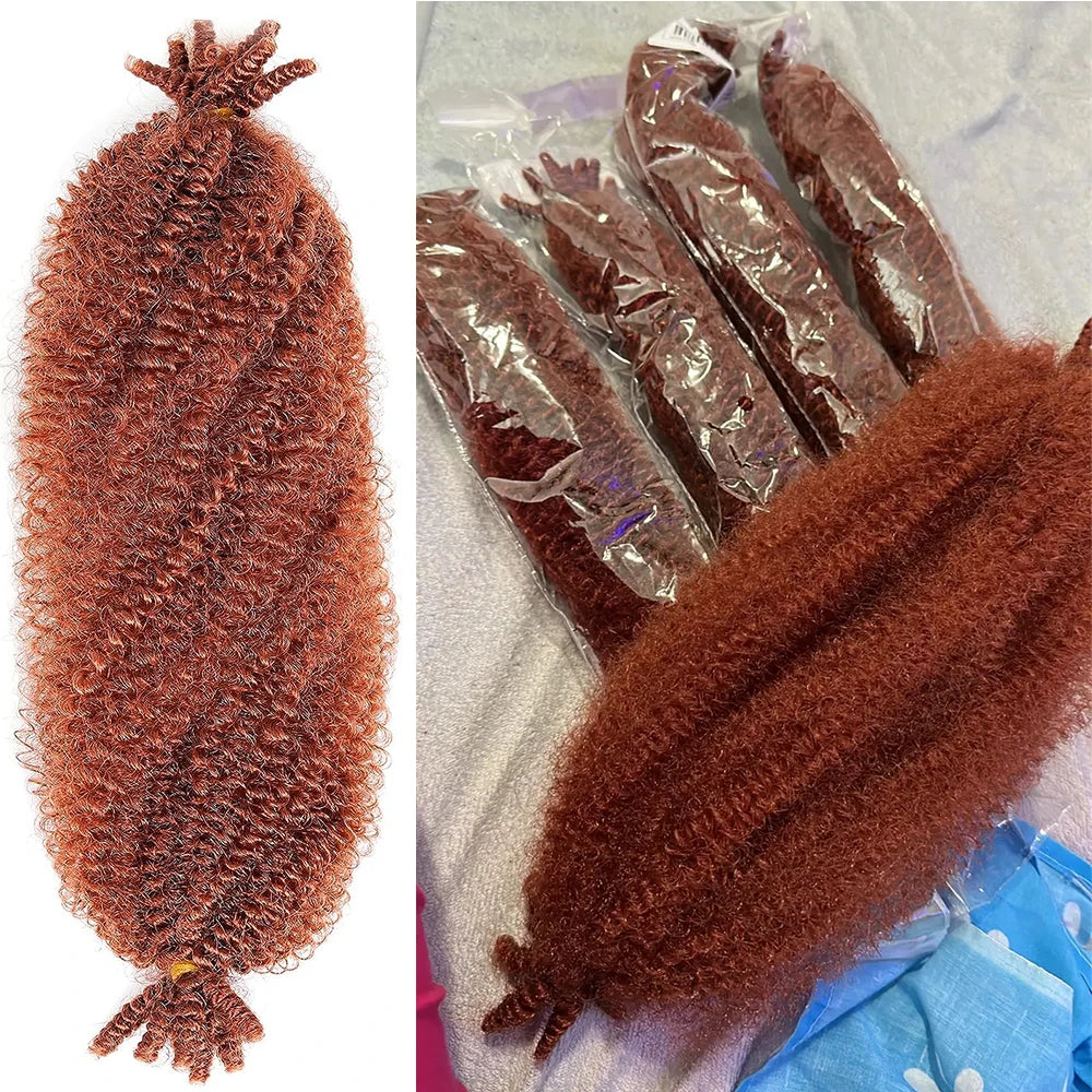 Afro Kinky Marley Twist Braiding /Crochet Synthetic Hair - Various Colors Available
