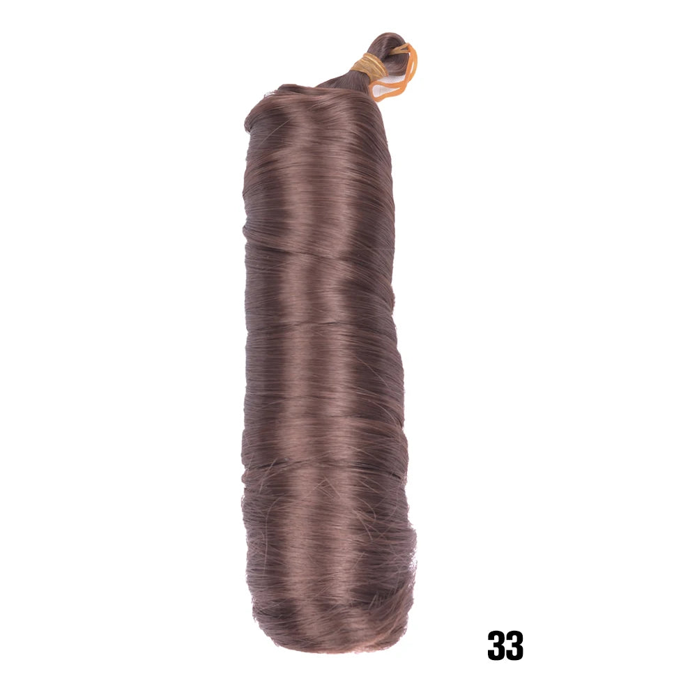 Loose French Spiral Curl Synthetic Pre-Stretched Braiding Hair