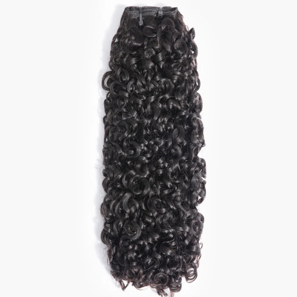 Deep Curly Brazilian Unprocessed Human Hair Weave Bundles