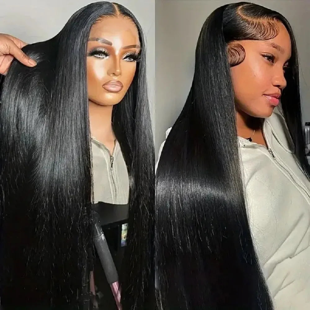 Brazilian Bone Straight - Transparent HD Lace Frontal Human Hair Wig