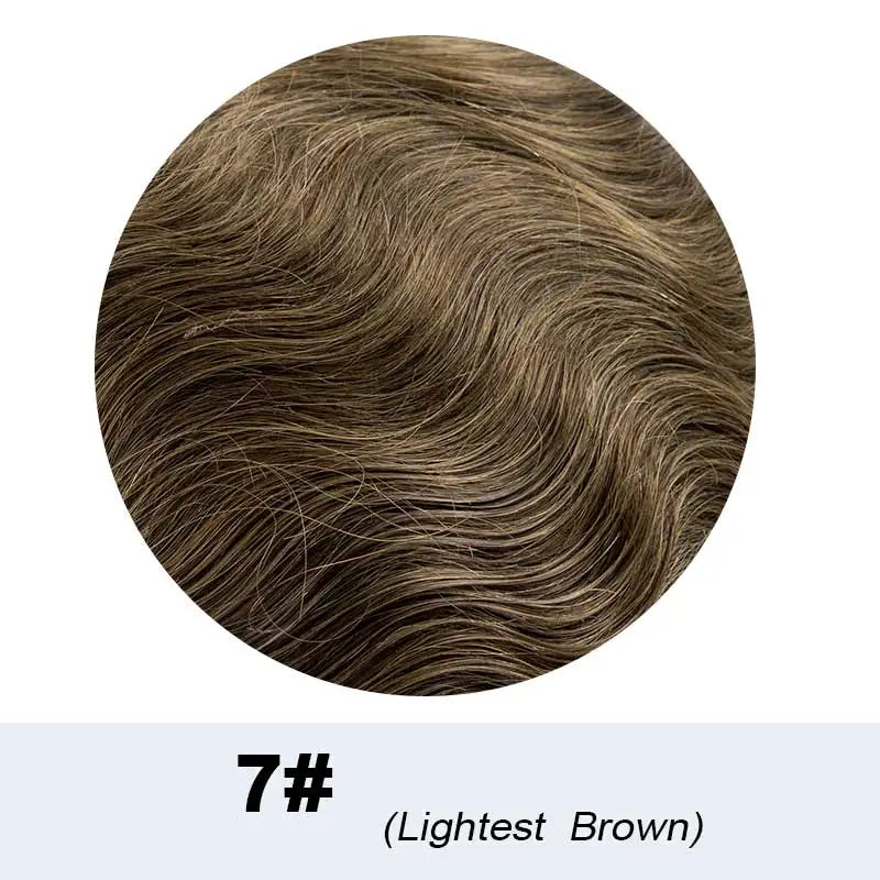 Mono Lace Men's Skin Pu Around Toupee Prosthesis Remy Human Hair Systems - Various Options Available
