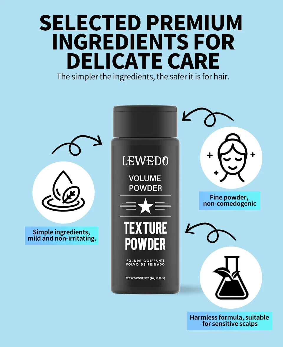 Hair Styling Powder Oil Control Hair Powder Fluffy Hair Powder Increase Hair Volume Instantly Long-Lasting Styling For Men Women