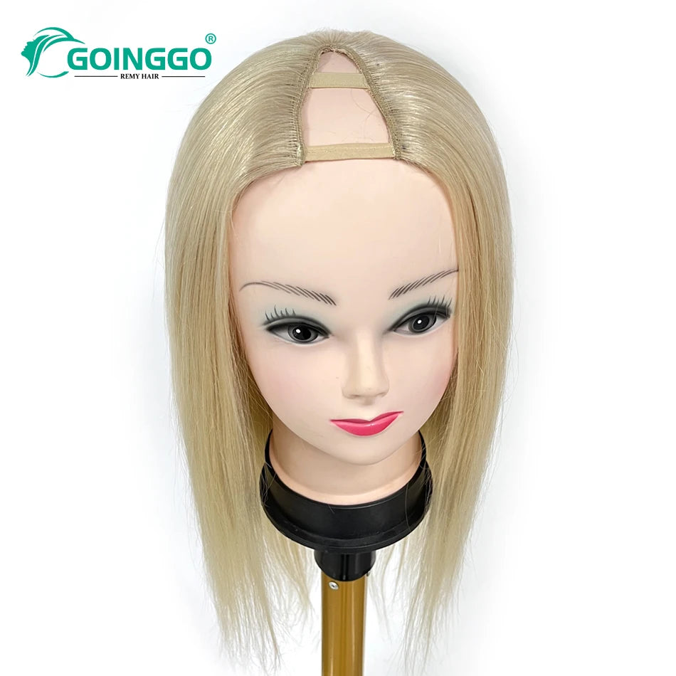 Straight V Part Human Hair Wig - Various Colors Available
