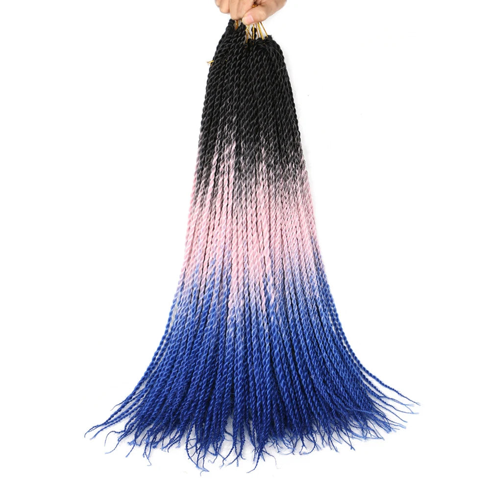 Synthetic Long Pre-Looped Box Braids Crochet Hair