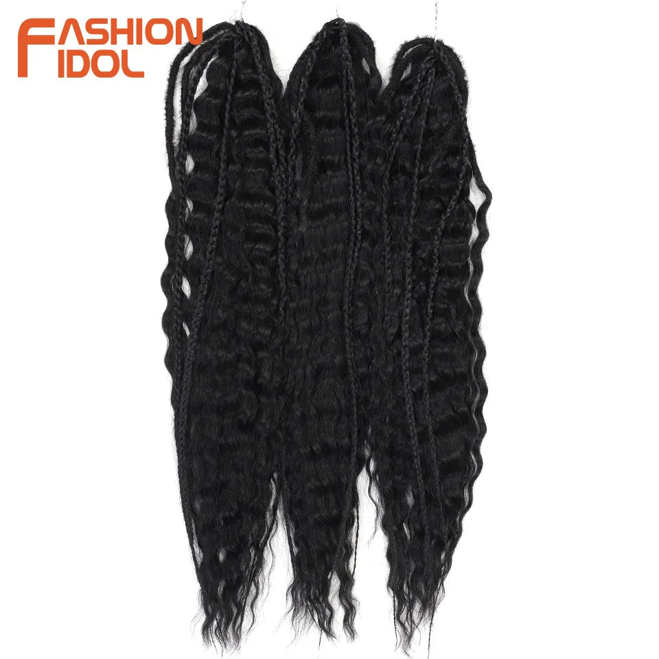 Water Wave Synthetic Crochet Hair - Various Colors Available