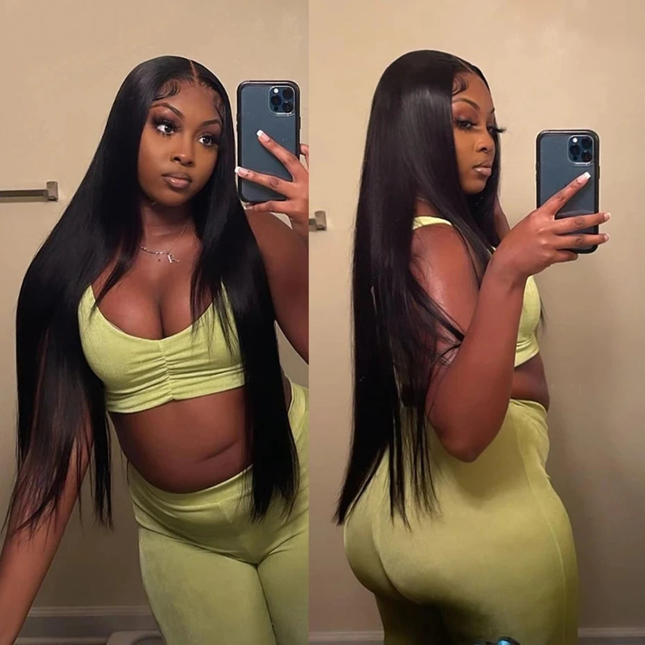 Brazilian Remy Straight - Glueless Human Hair Ready to Wear Wig