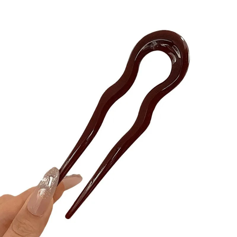 New U-Shaped Hair Fork Women Fashion Hairpins