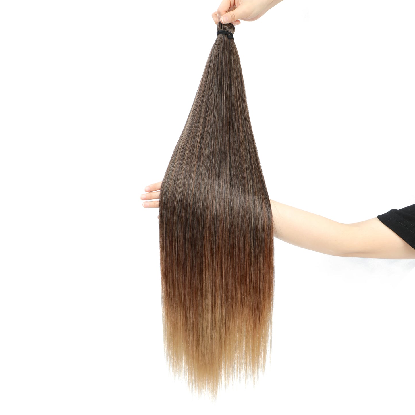 Straight Bundles Synthetic Crochet Hair Synthetic