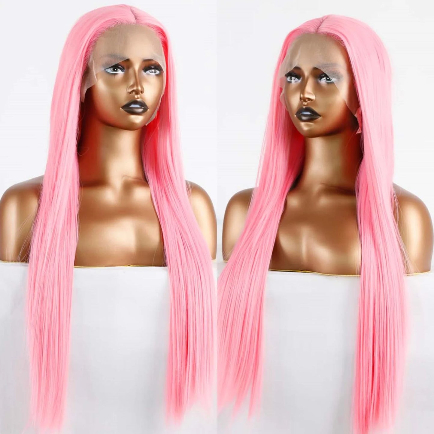 Synthetic Long Straight Lace Front Wigs - Various Colors Available