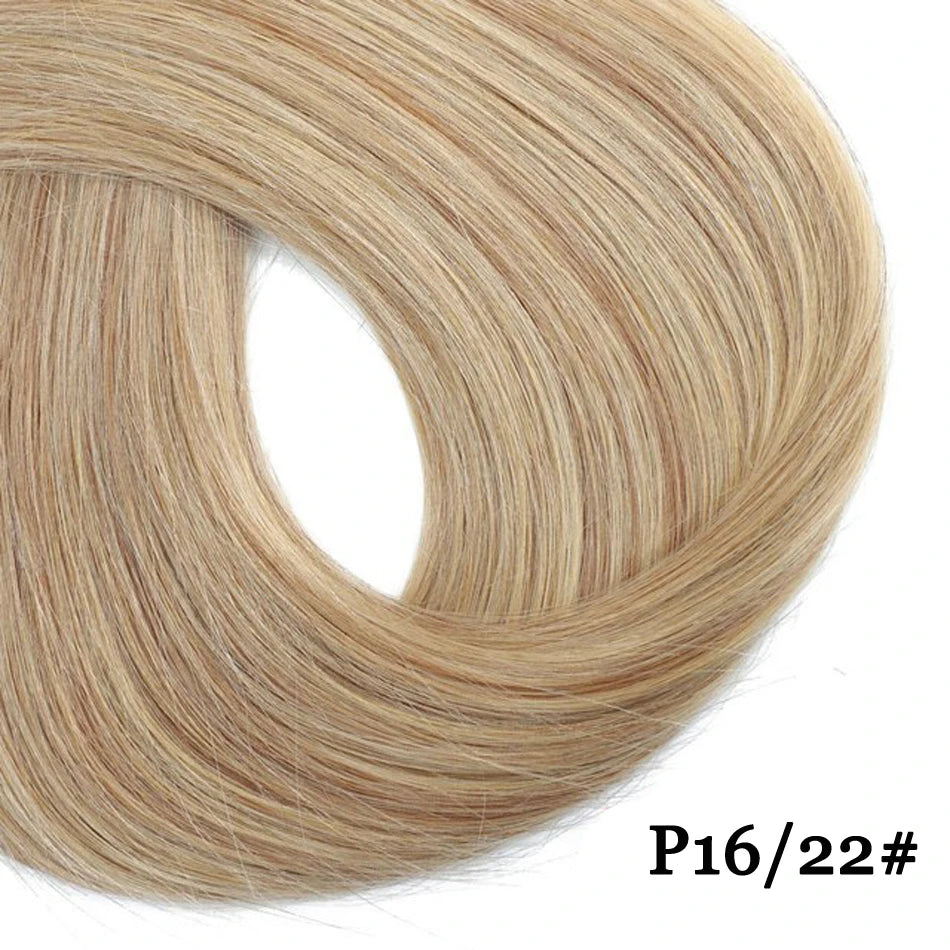 Straight V Part Human Hair Wig - Various Colors Available
